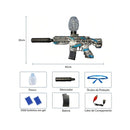 Rifle de Gel Blaster Elétrico M416 Automático – Com Silenciador + 5000 Bolinhas