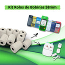 Papel para Mini Impressora 58mm – Bobina Térmica Compatível com Máquina de Cartão