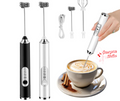 Mixer Elétrico 2 em 1 – Batedor e Misturador para Café, Leite e Claras de Ovos | Utensílio de Cozinha