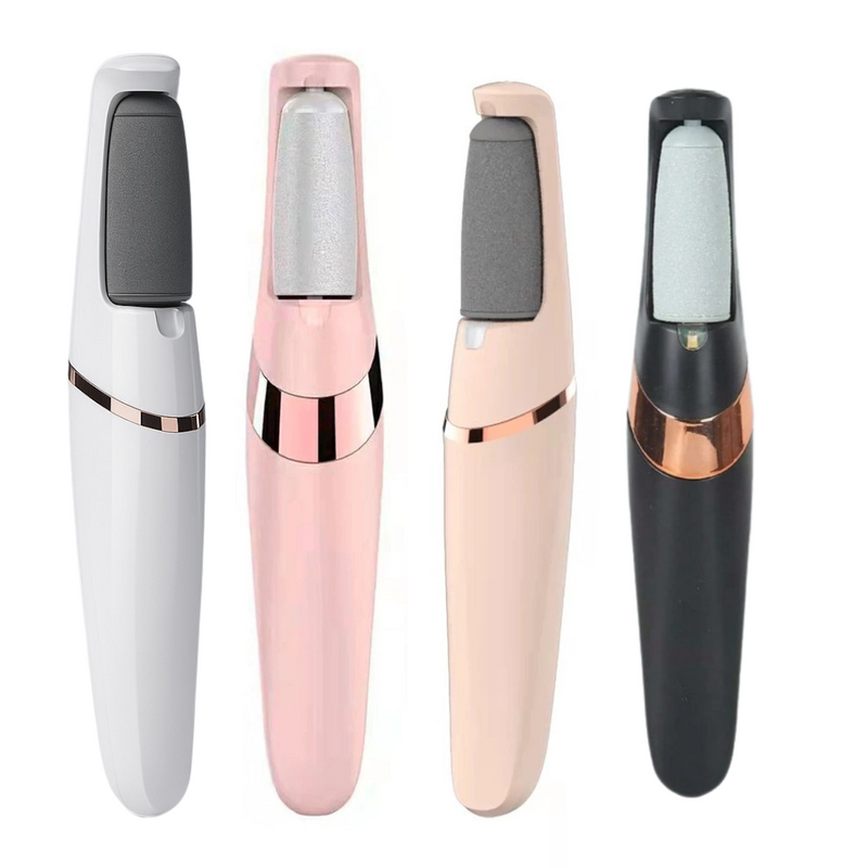 Esfoliador Elétrico para Pés – Lixa Removedora de Calos Portátil USB ou Pilha
