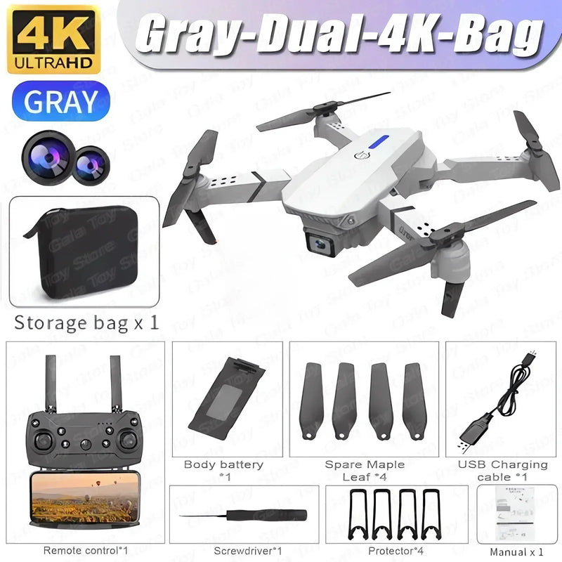 2024 New E88 Pro – Drone FPV WIFI com Câmera HD 4K/1080P