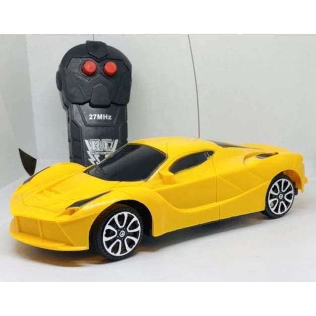 Carrinho Esportivo de Controle Remoto 3 Funções Sem Fio