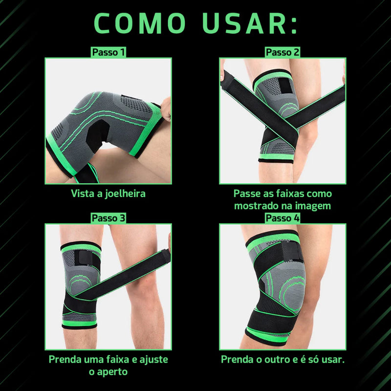 Oferta Especial 🚀 Compre 1 Leve 2 – Joelheiras de Compressão para Dor no Joelho