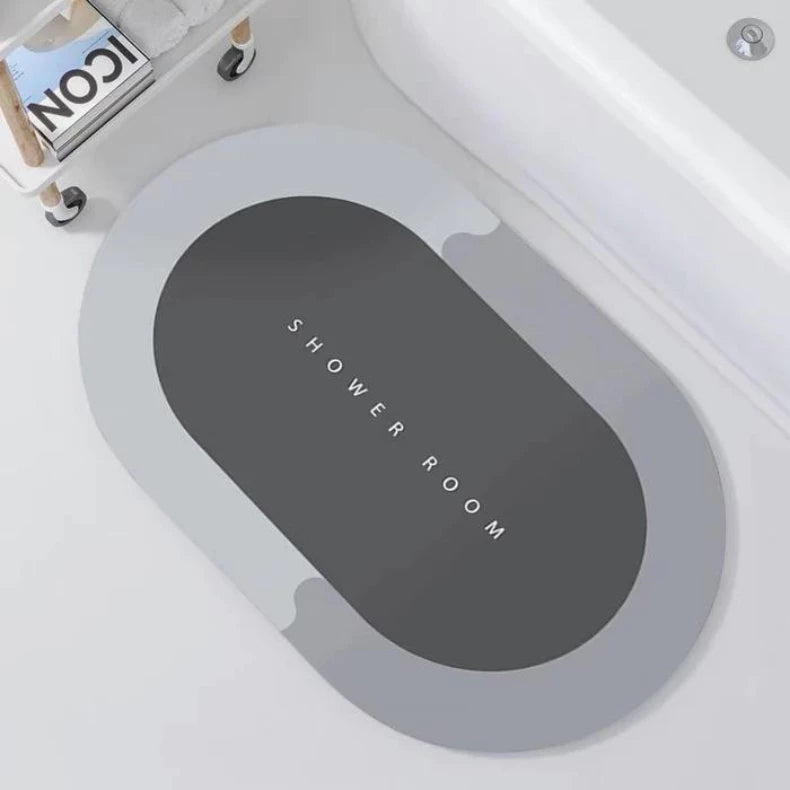 Kit Tapete Super Absorvente para Banheiro – Secagem Rápida, Antiderrapante e Multiuso