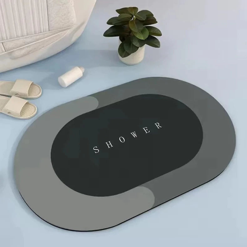 Kit Tapete Super Absorvente para Banheiro – Secagem Rápida, Antiderrapante e Multiuso