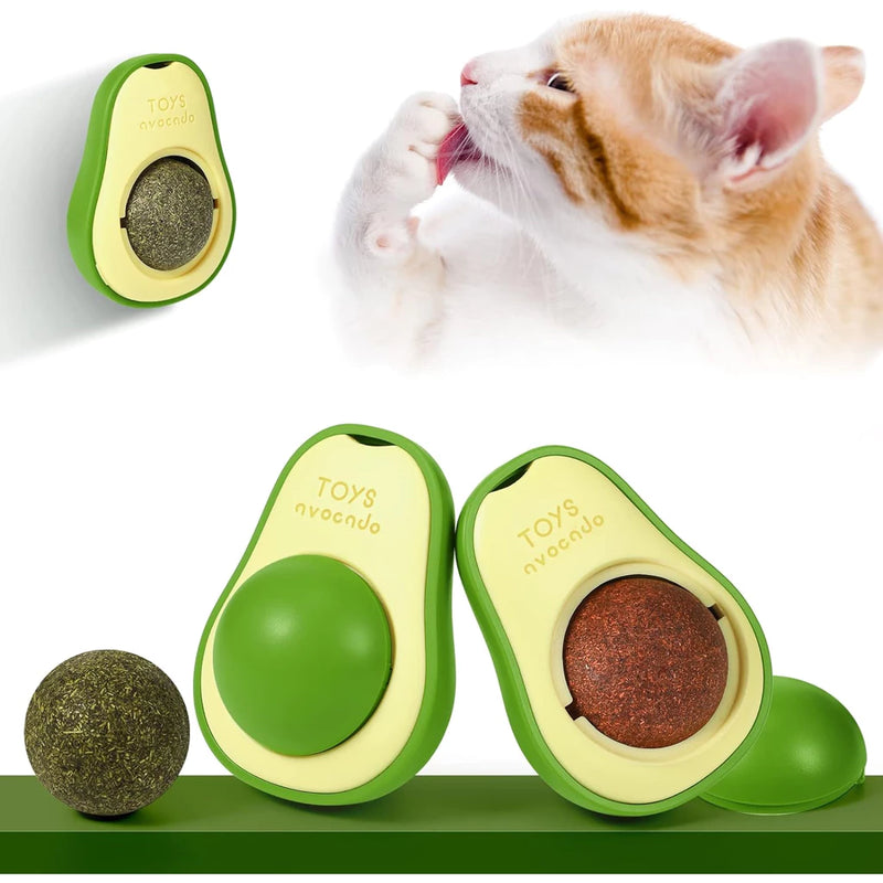Kit brinquedo Abacate para Gatos com Catnip Natural 2 Undidades – Erva de Gato