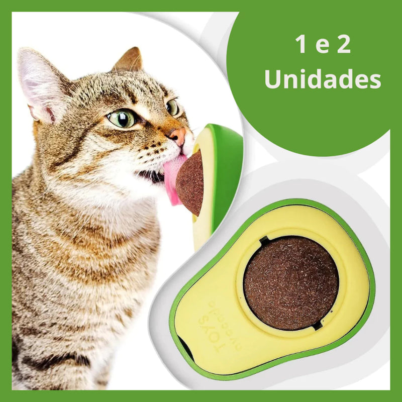 Kit brinquedo Abacate para Gatos com Catnip Natural 2 Undidades – Erva de Gato