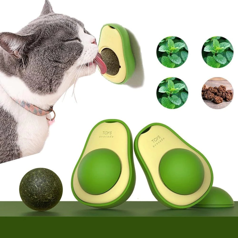 Kit brinquedo Abacate para Gatos com Catnip Natural 2 Undidades – Erva de Gato