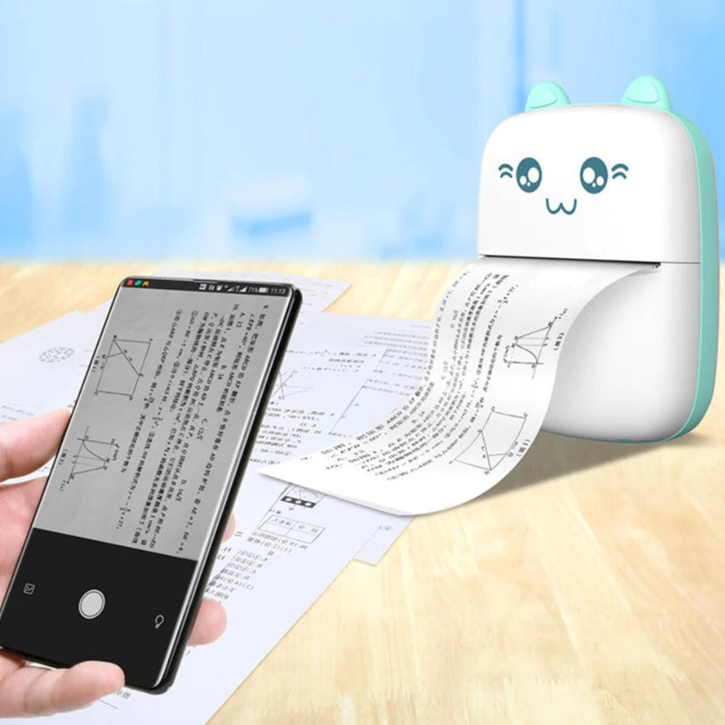 Mini Impressora Portátil para Fotos e Desenhos – Compatível com Celulares Android e iPhone