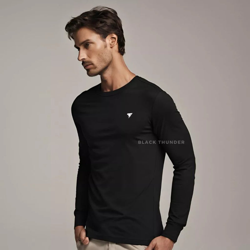 Camisa Térmica Masculina Manga Longa UV 50+ Segunda Pele para Esportes
