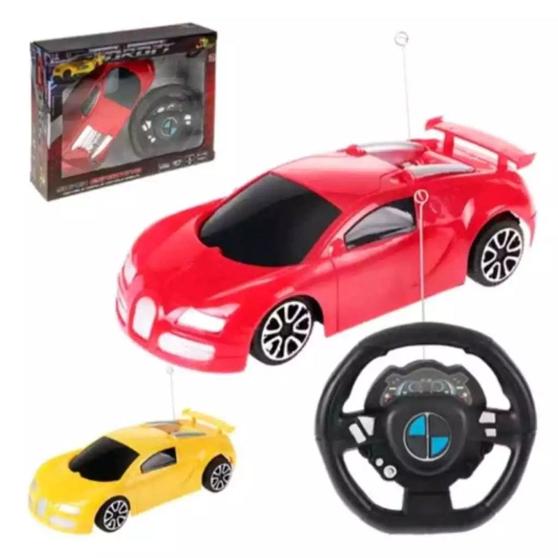 Carrinho Esportivo de Controle Remoto 3 Funções Sem Fio