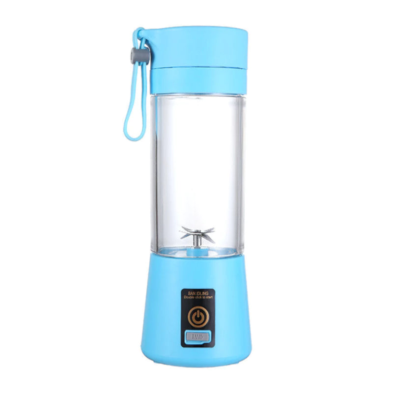 Mini Liquidificador Portátil 6 Lâminas – Ideal para Shakes, Sucos e Smoothies com Cabo USB Recarregável