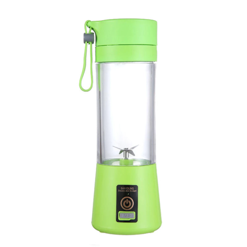Mini Liquidificador Portátil 6 Lâminas – Ideal para Shakes, Sucos e Smoothies com Cabo USB Recarregável