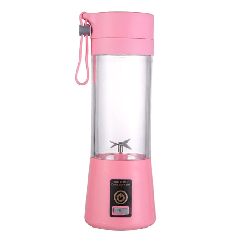 Mini Liquidificador Portátil 6 Lâminas – Ideal para Shakes, Sucos e Smoothies com Cabo USB Recarregável