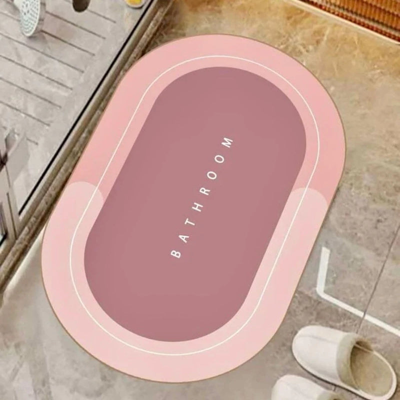 Kit Tapete Super Absorvente para Banheiro – Secagem Rápida, Antiderrapante e Multiuso