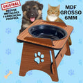 Comedouro Suspenso com Bebedouro para Pets – Acompanha Tampas