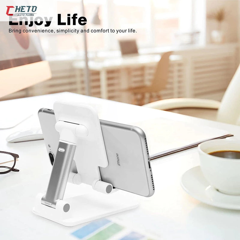 Suporte Multifuncional para Celular e Tablet – Dobrável e Portátil