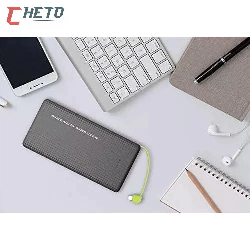 Carregador Portátil Pineng 10.000mAh e 5.000mAh – Power Bank com Adaptador iPhone/V8