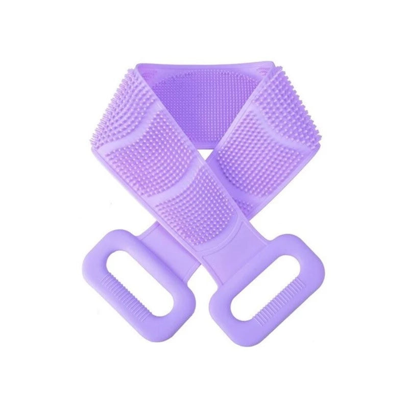 Esponja de Banho Lava Costas em Silicone Antibacteriano – Cores Sortidas