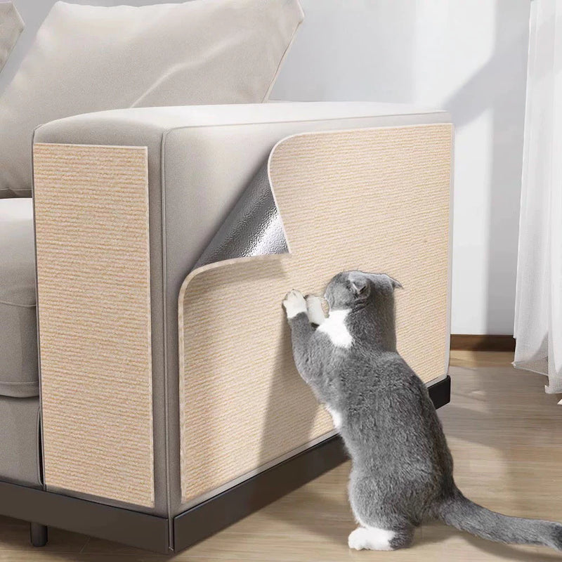 Tapete Arranhador Adesivo para Gatos – Proteção de Sofá e Móveis
