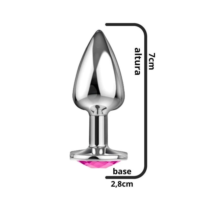 Kit Prazer Intenso – Plug Anal, Vibrador Ponto G, Anel Vibrador e Gel Massageador