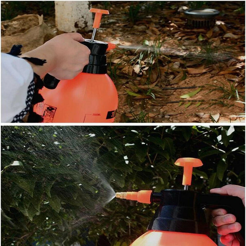 Borrifador de Pressão 2L – Pulverizador Manual Multiuso para Jardim, Plantas e Higienização