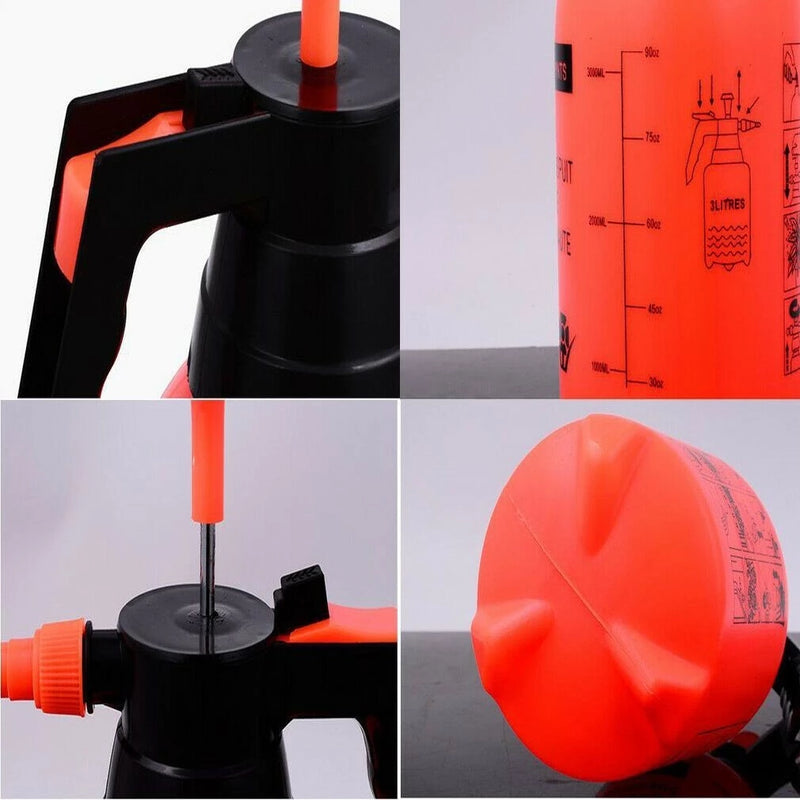 Borrifador de Pressão 2L – Pulverizador Manual Multiuso para Jardim, Plantas e Higienização