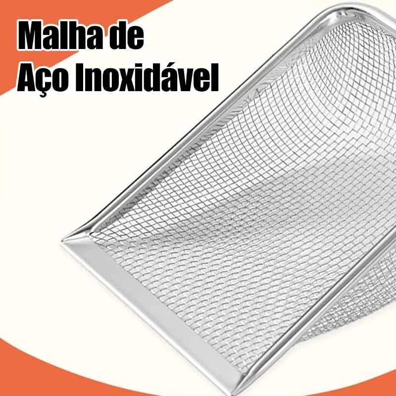 Pá de Limpeza para Animais – Aço Inoxidável, Ideal para Areia de Répteis e Lagartos