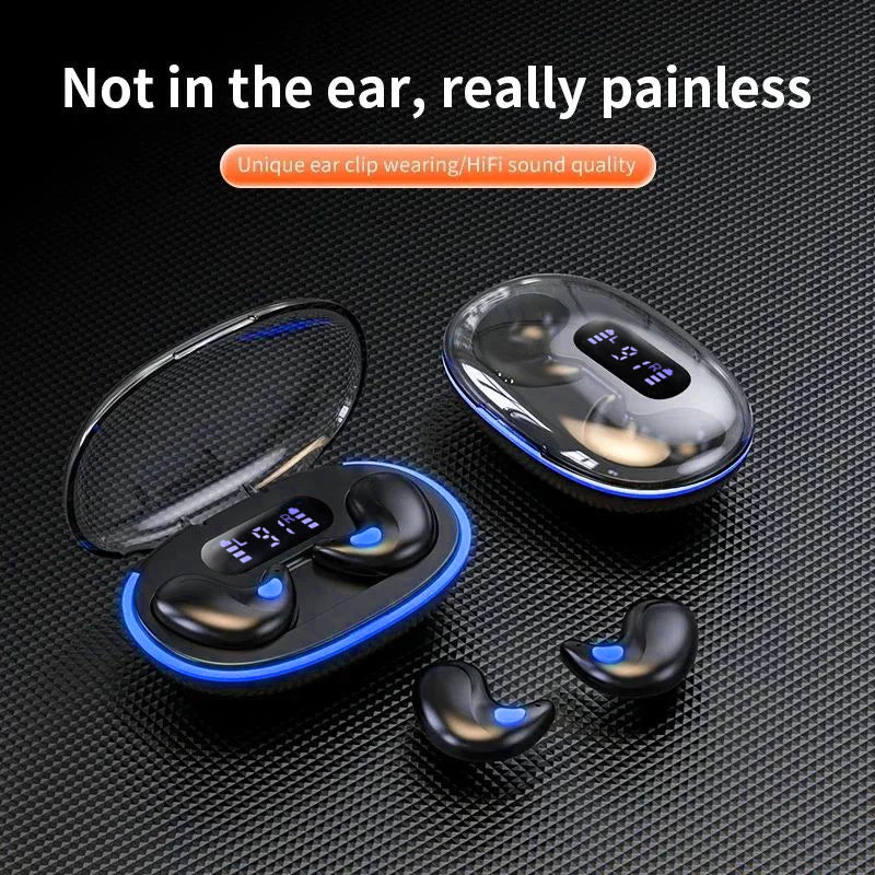 Fones de Ouvido Senbenbao X55 TWS Bluetooth – HiFi, Cancelamento de Ruído, À Prova d’Água, com Display LED