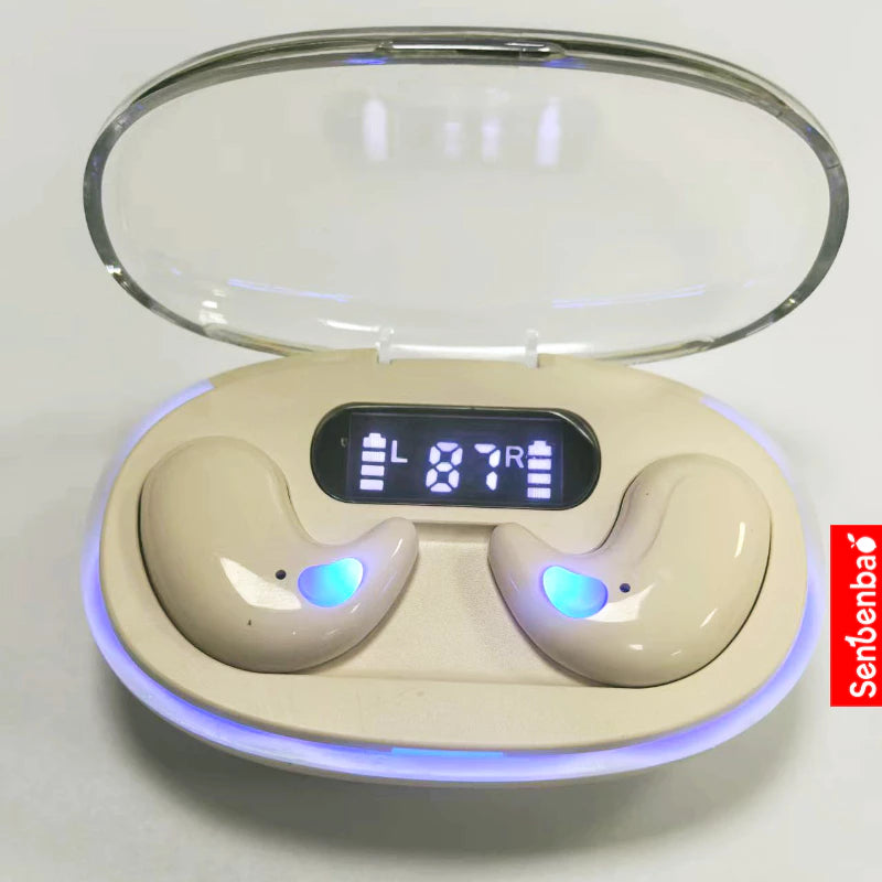 Fones de Ouvido Senbenbao X55 TWS Bluetooth – HiFi, Cancelamento de Ruído, À Prova d’Água, com Display LED