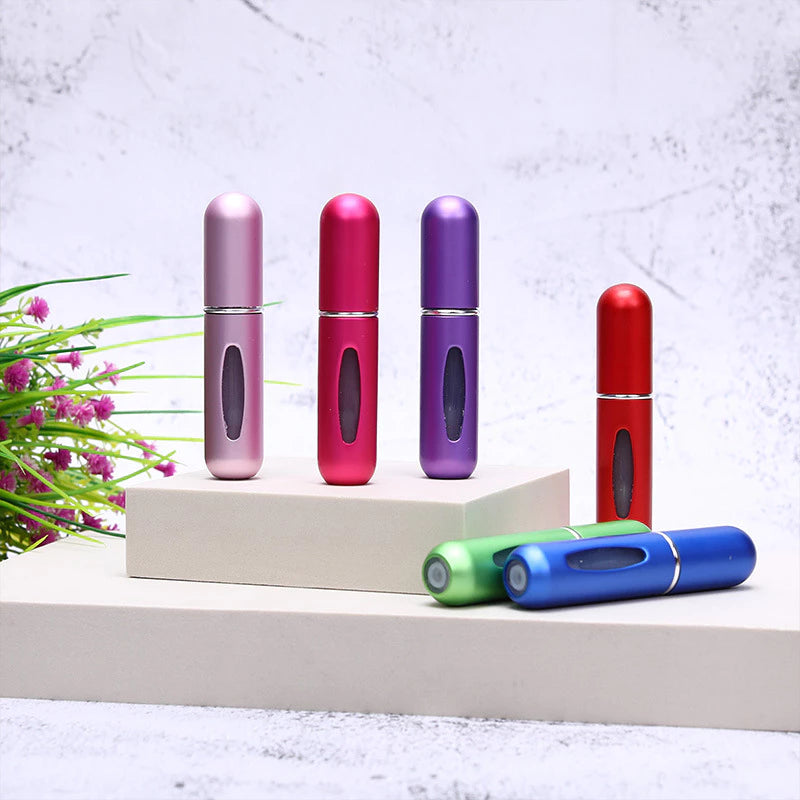 Mini Spray Portátil Recarregável 5ml – Ideal para Perfumes e Óleos Essenciais